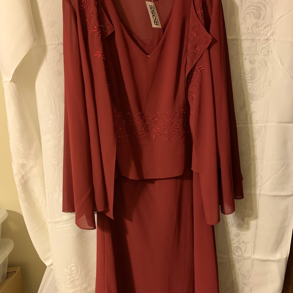 Mother of the bride. Dress with jacket.